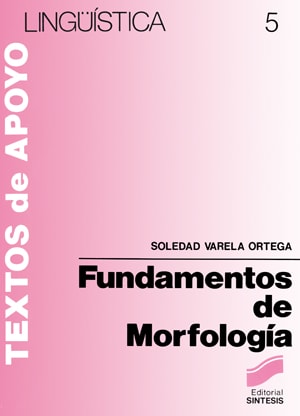 Portada del título fundamentos de morfología