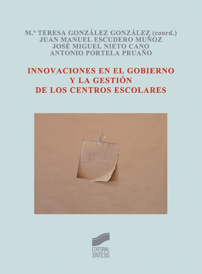Portada del título innovaciones en el gobierno y la gestión de los centros escolares