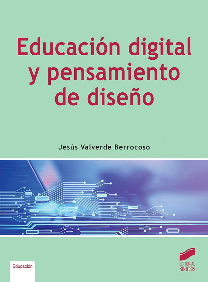 Portada del título educación digital y pensamiento de diseño