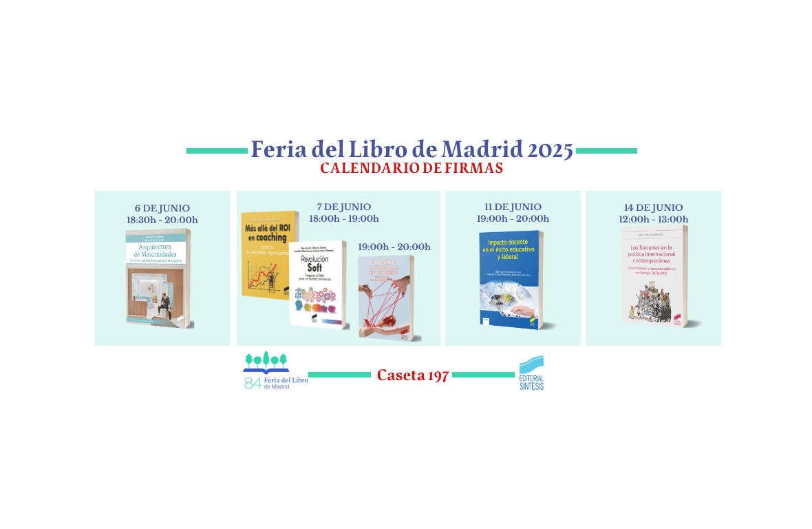 Calendario firmas Feria del Libro 2025