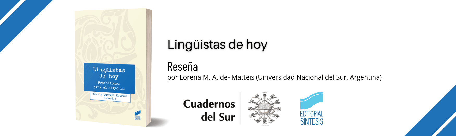 Reseña de Lingüistas de hoy en Cuadernos del Sur