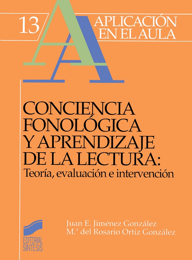 Portada del título conciencia fonológica y aprendizaje de la lectura.