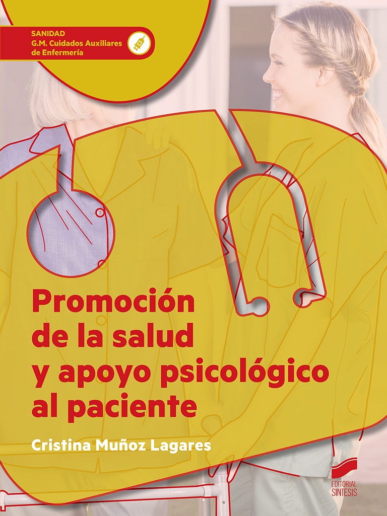 Portada del título promoción de la salud y apoyo psicológico al paciente