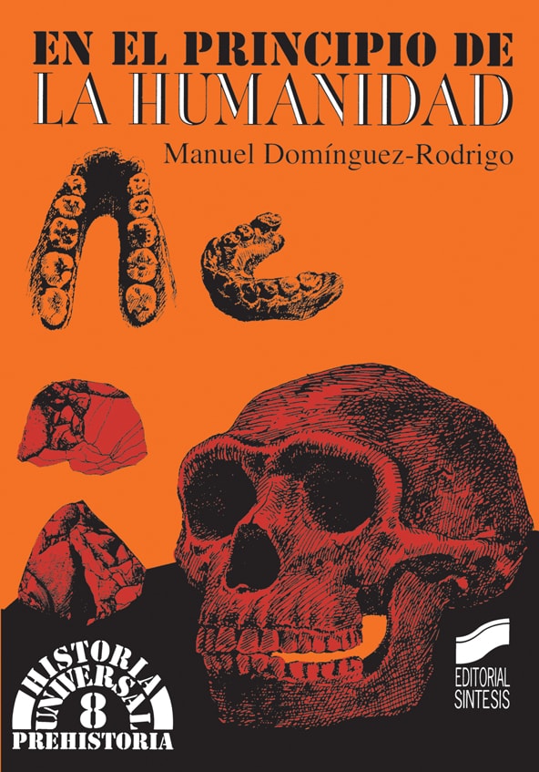 Portada del título en el principio de la humanidad