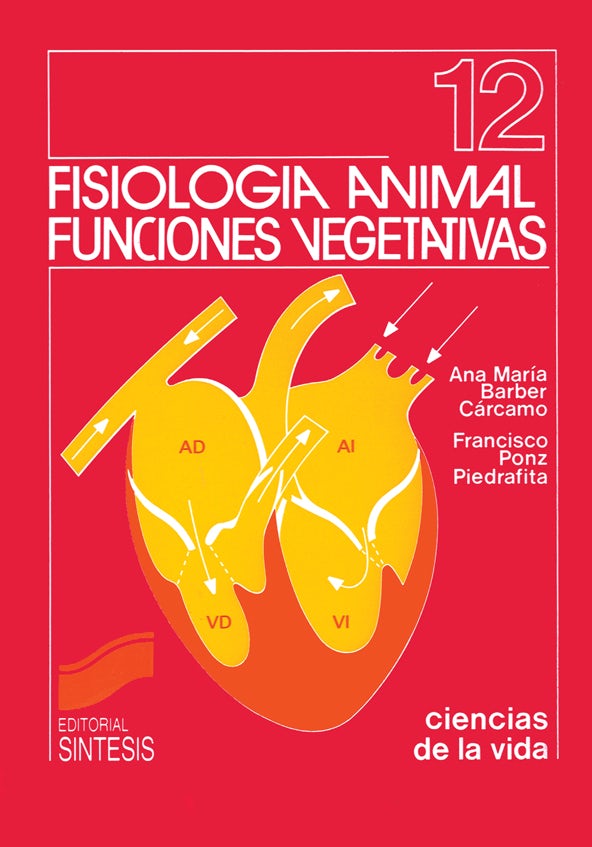 Portada del título fisiología animal: funciones vegetativas