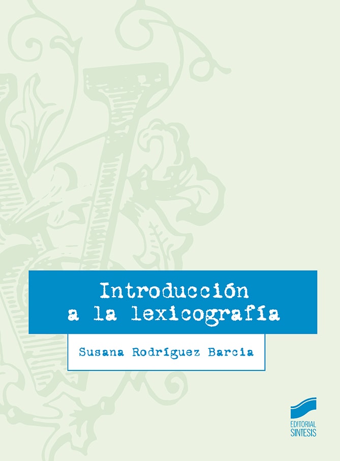 Portada del título introducción a la lexicografía