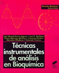 Portada del título técnicas instrumentales de análisis en bioquímica