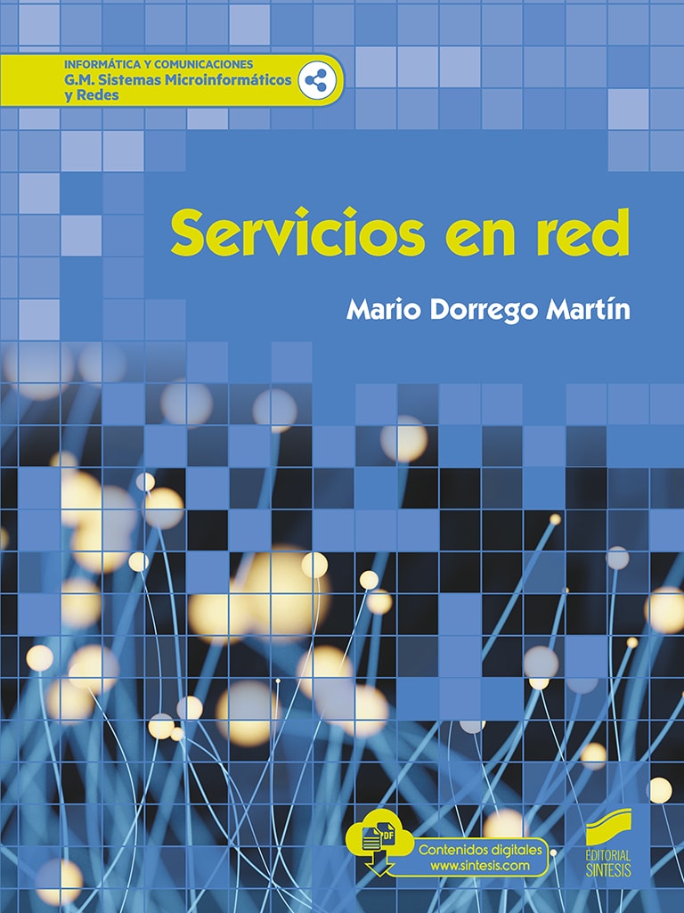 Portada del título servicios en red