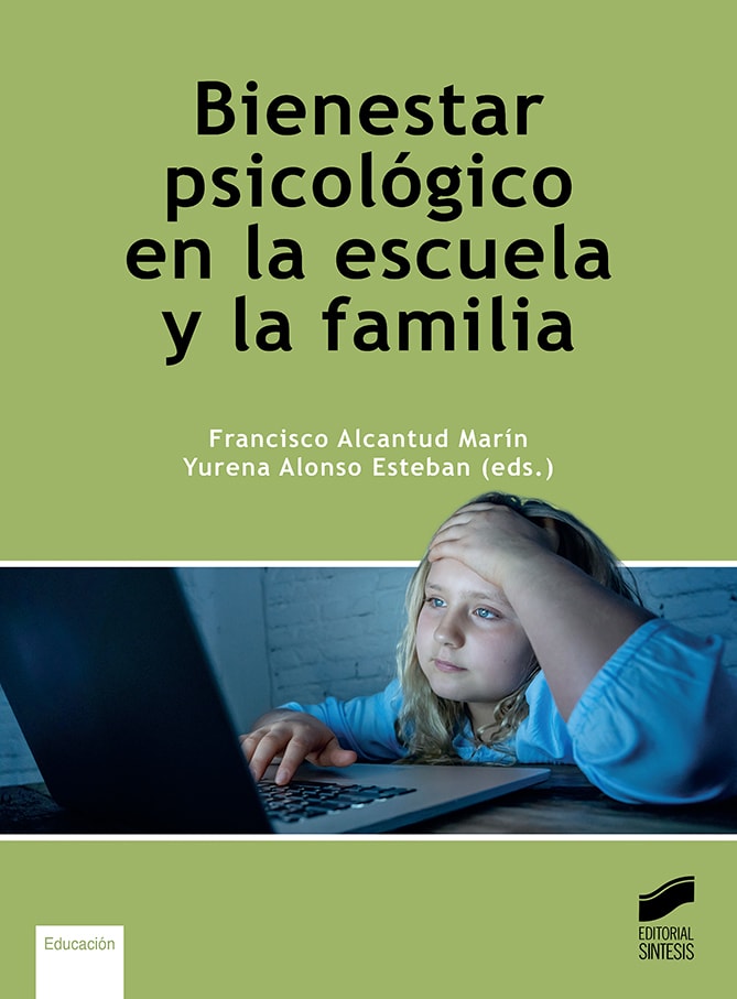 Portada del título bienestar psicológico en la escuela y la familia