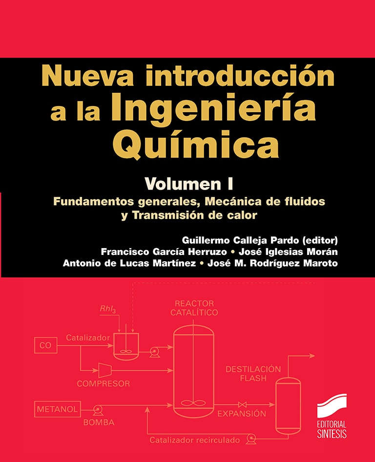 Portada del título nueva introducción a la ingeniería química. volumen 1