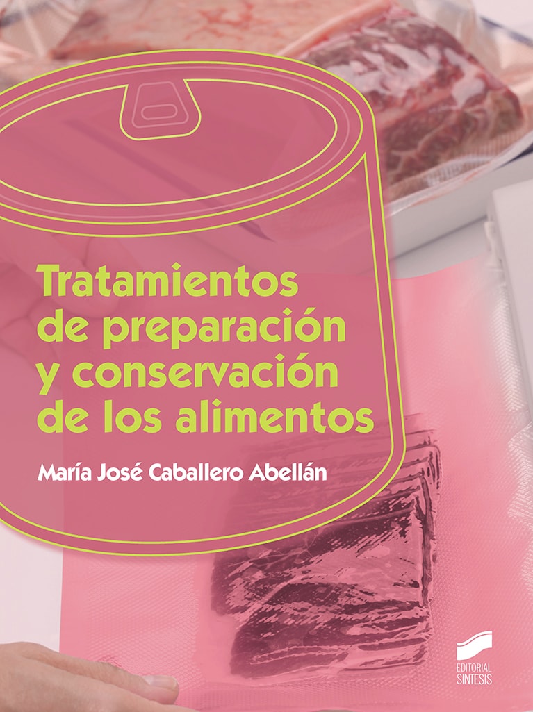 Portada del título tratamientos de preparación y conservación de los alimentos