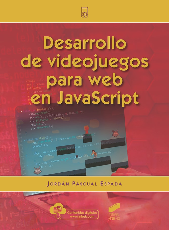 Portada del título desarrollo de videojuegos para web en javascript