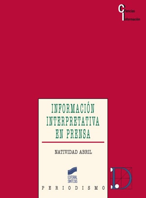 Portada del título información interpretativa en prensa