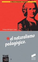 Portada del título el naturalismo pedagógico