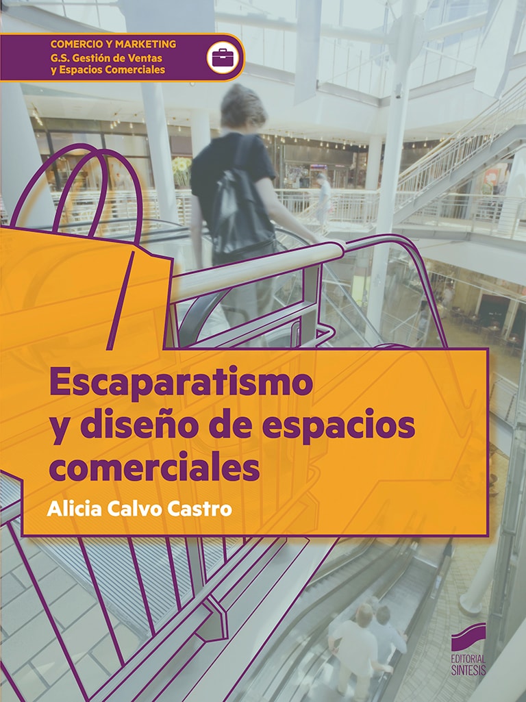 Portada del título escaparatismo y diseño de espacios comerciales