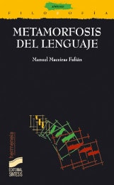 Portada del título metamorfosis del lenguaje