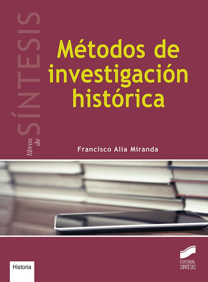 Portada del título métodos de investigación histórica