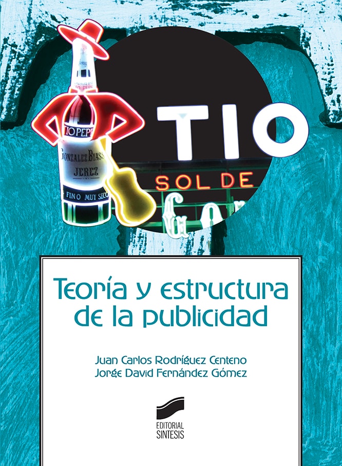Portada del título teoría y estructura de la publicidad