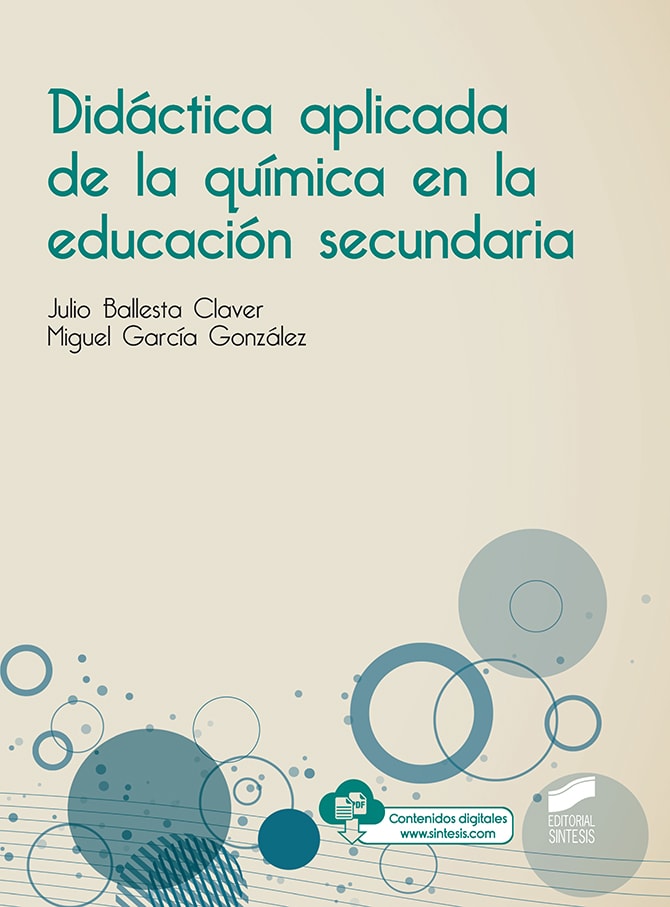 Portada del título didáctica aplicada de la química en la educación secundaria 