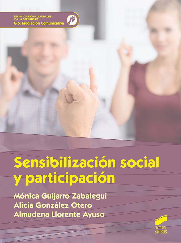 Portada del título sensibilización social y participación