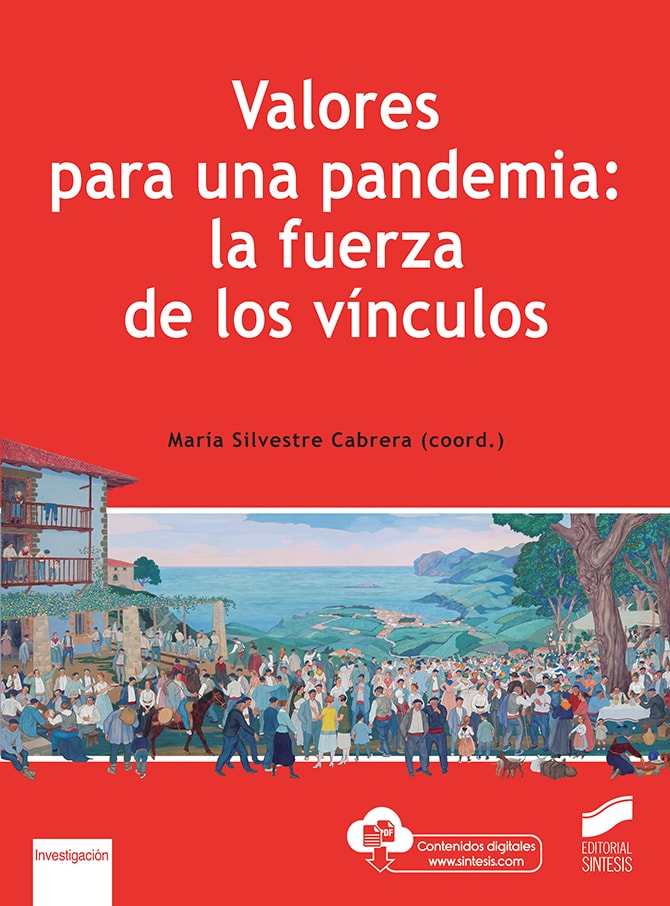 Portada del título valores para una pandemia: la fuerza de los vínculos