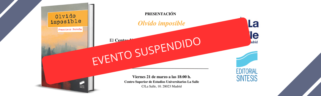 suspendida la presentación de "olvido imposible", en el centro universitario la salle
