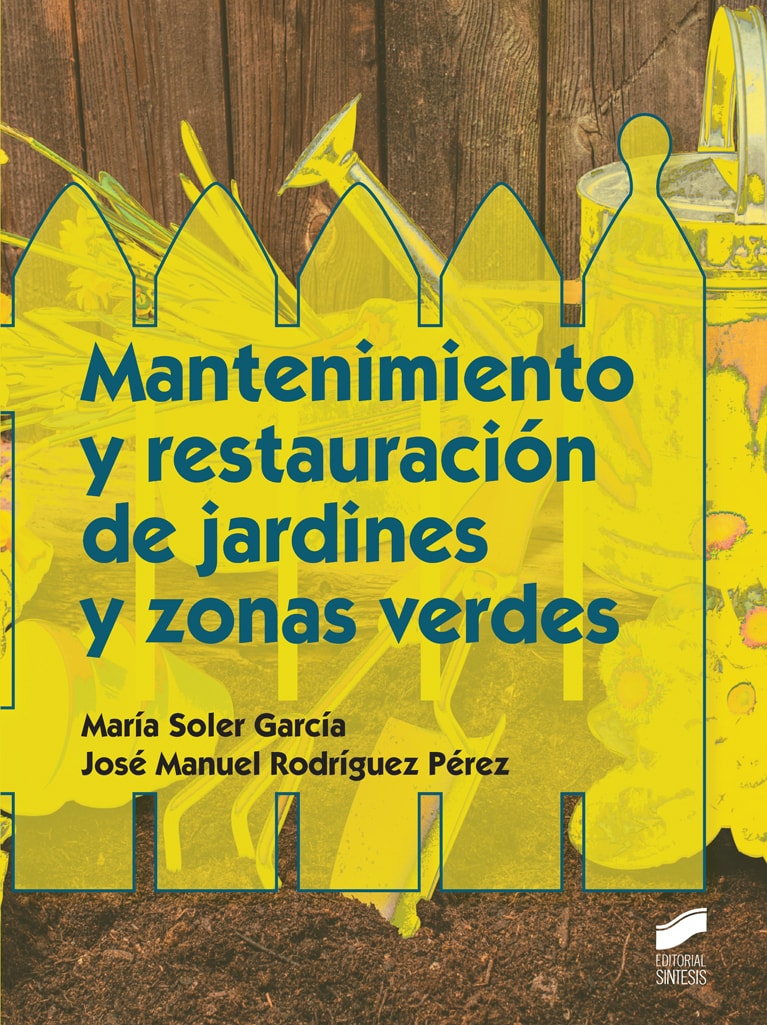 Portada del título mantenimiento y restauración de jardines y zonas verdes