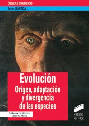 Portada del título evolución. origen, adaptación y divergencia de las especies