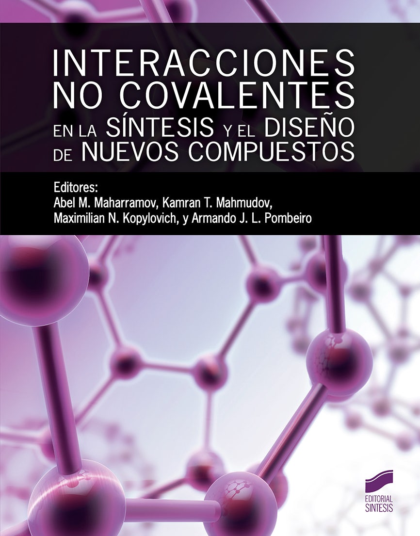 Portada del título interacciones no covalentes en la síntesis y el diseño de nuevos compuestos