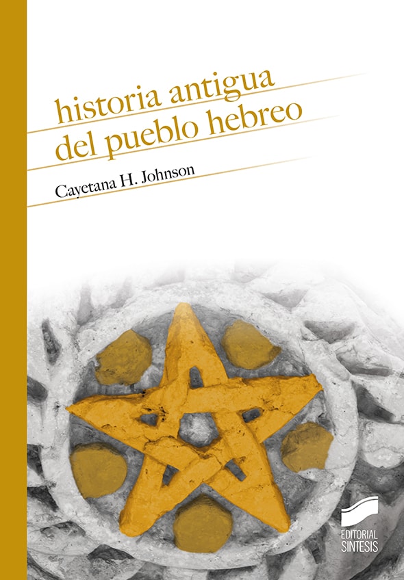 Portada del título historia antigua del pueblo hebreo