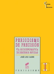 Portada del título periodismo de precisión