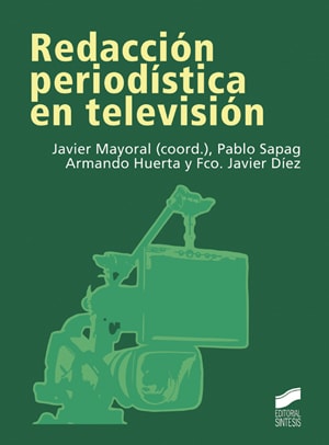 Portada del título redacción periodística en televisión
