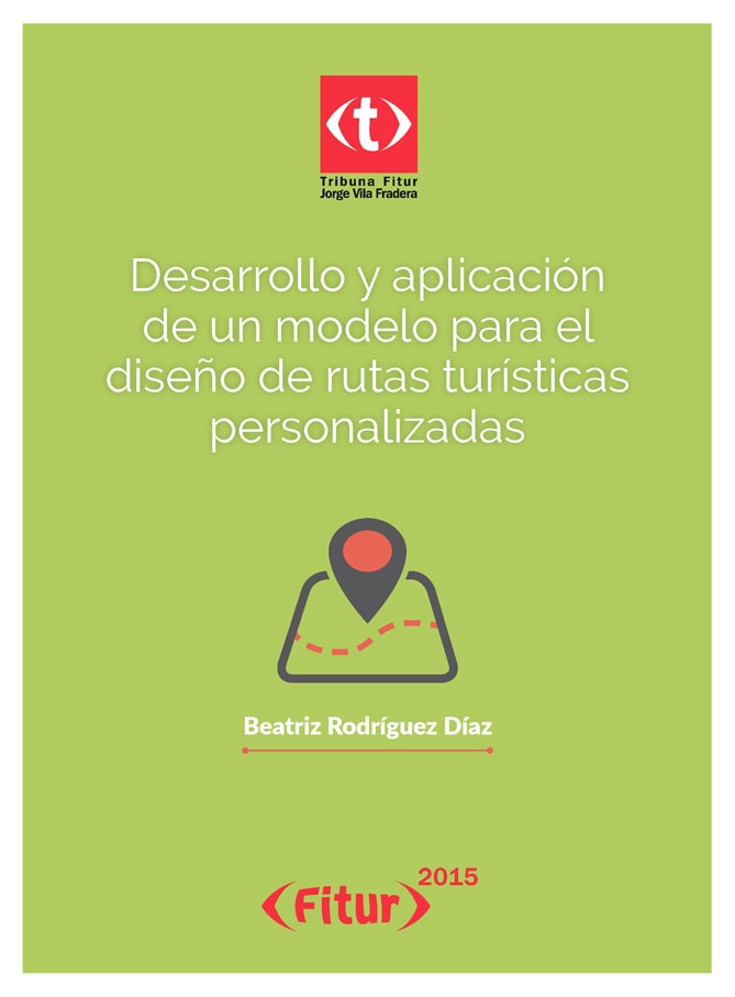 Portada del título desarrollo y aplicación de un modelo para el diseño de rutas turísticas personalizadas
