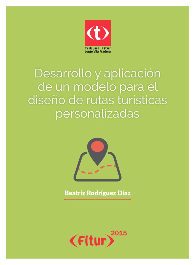 Portada del título desarrollo y aplicación de un modelo para el diseño de rutas turísticas personalizadas