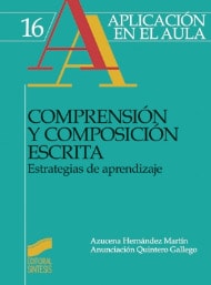 Portada del título comprensión y composición escrita. estrategias de aprendizaje