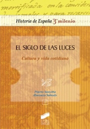 Portada del título el siglo de las luces. cultura y vida cotidiana