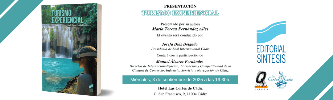 presentación del libro turismo experiencial en el hotel las cortes de cádiz