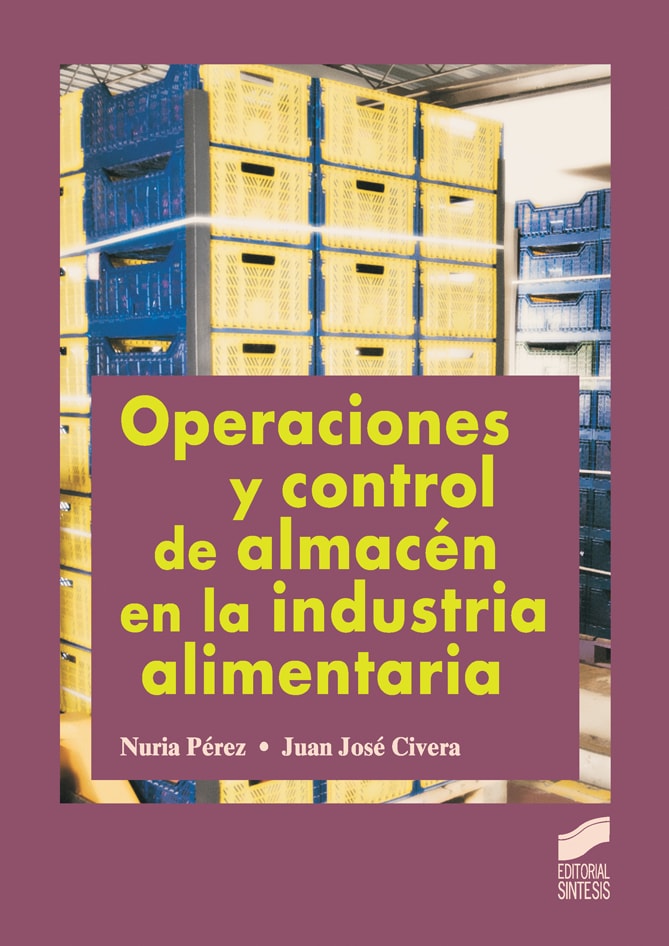 Portada del título operaciones y control de almacén en la industria alimentaria