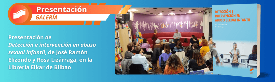presentación detección e intervención en abuso sexual infantil en la librería elkar de bilbao
