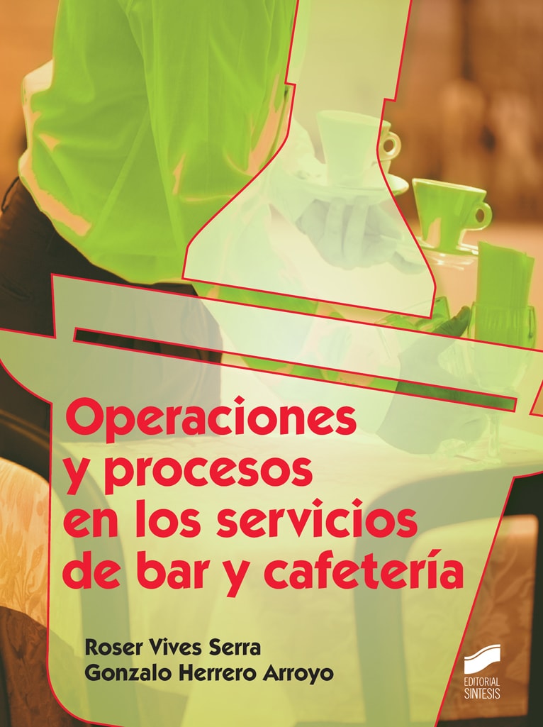 Portada del título operaciones y procesos en los servicios de bar y cafetería