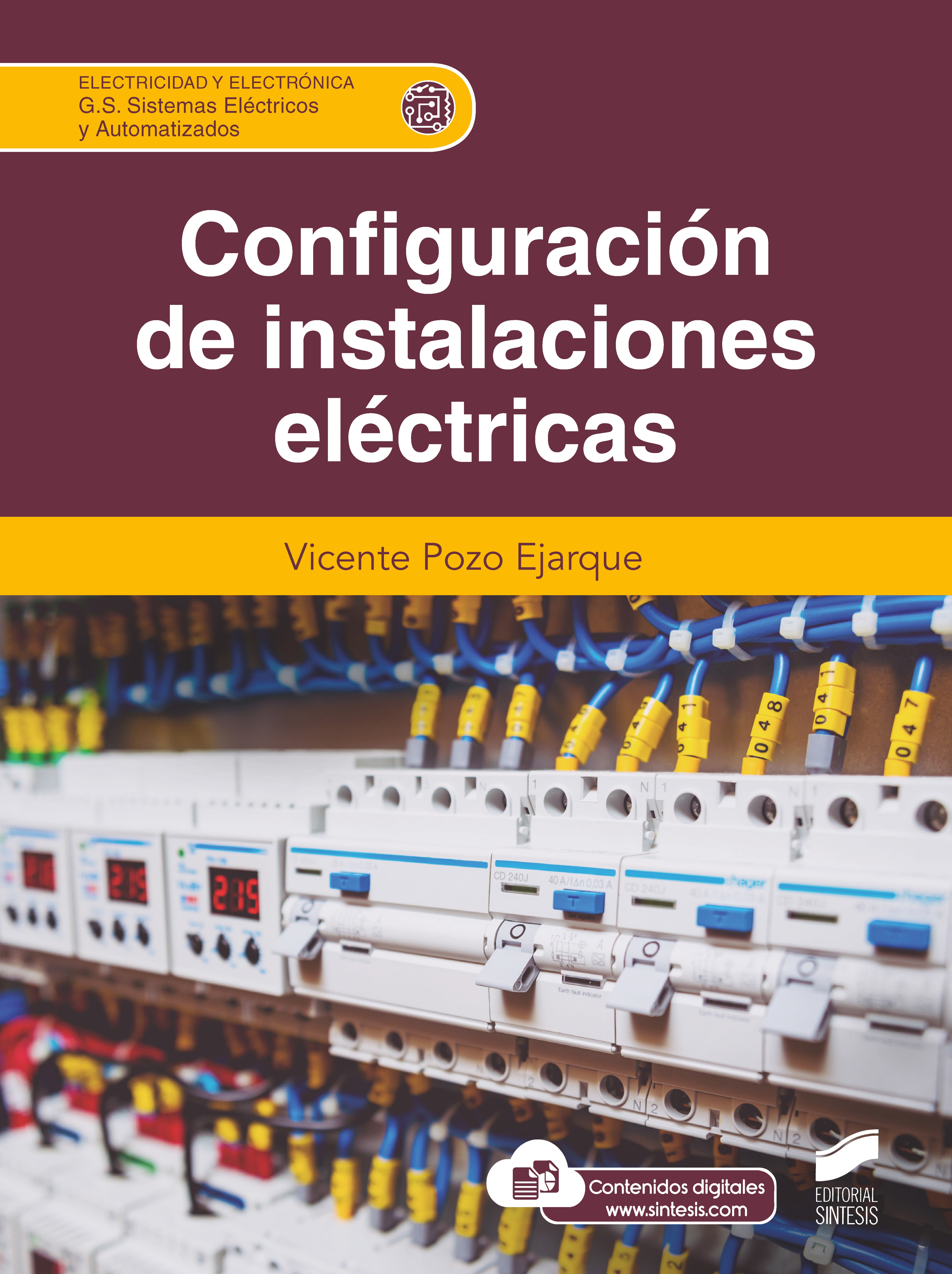 Portada del título configuración de instalaciones eléctricas