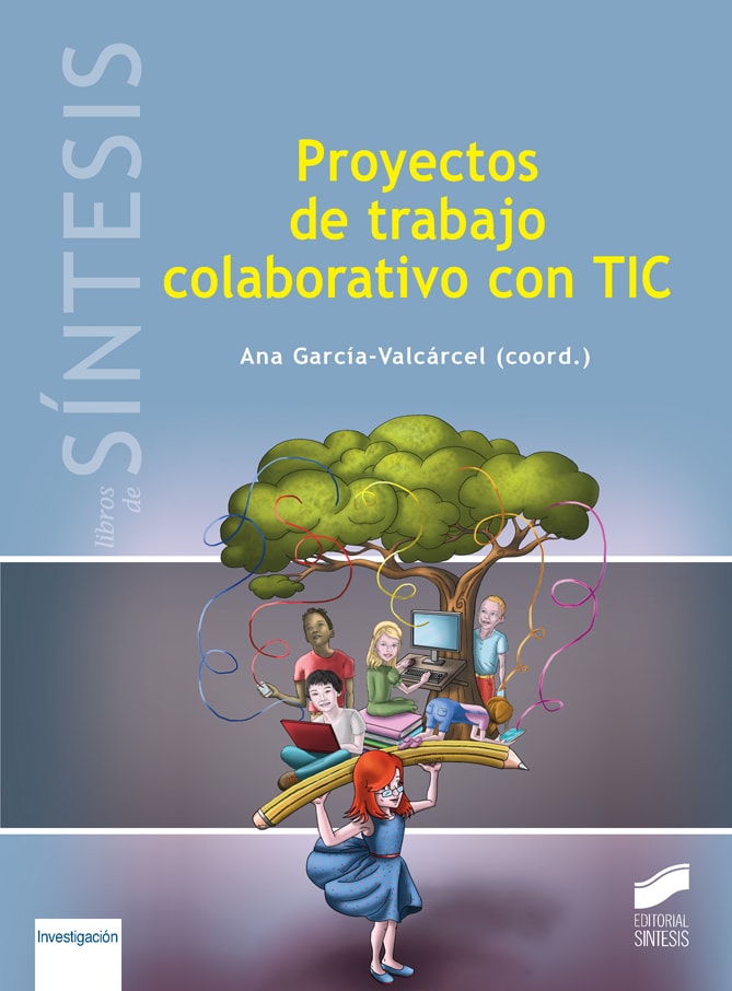 Portada del título proyectos de trabajos colaborativos con tic