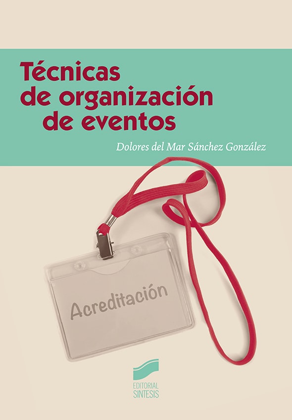 Portada del título técnicas de organización de eventos