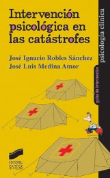 Portada del título intervención psicológica en las catástrofes