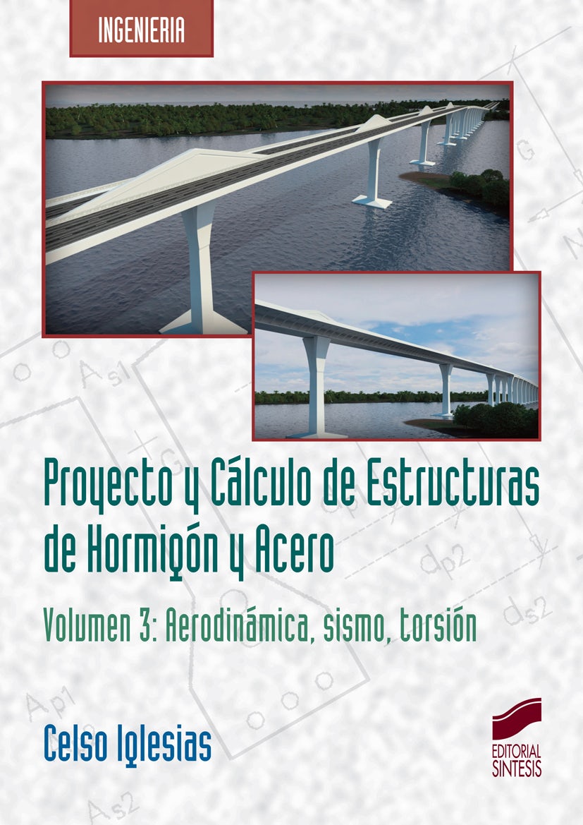 Portada del título proyecto y cálculo de estructuras de hormigón y acero. volumen 3