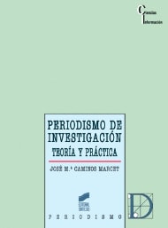Portada del título periodismo de investigación
