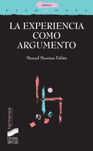 Portada del título la experiencia como argumento