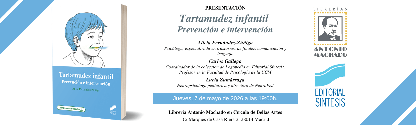 Presentación de Tartamudez infantil. Prevención e intervención