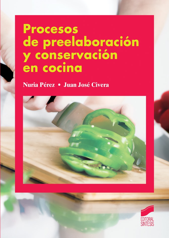 Portada del título procesos de preelaboración y conservación en cocina