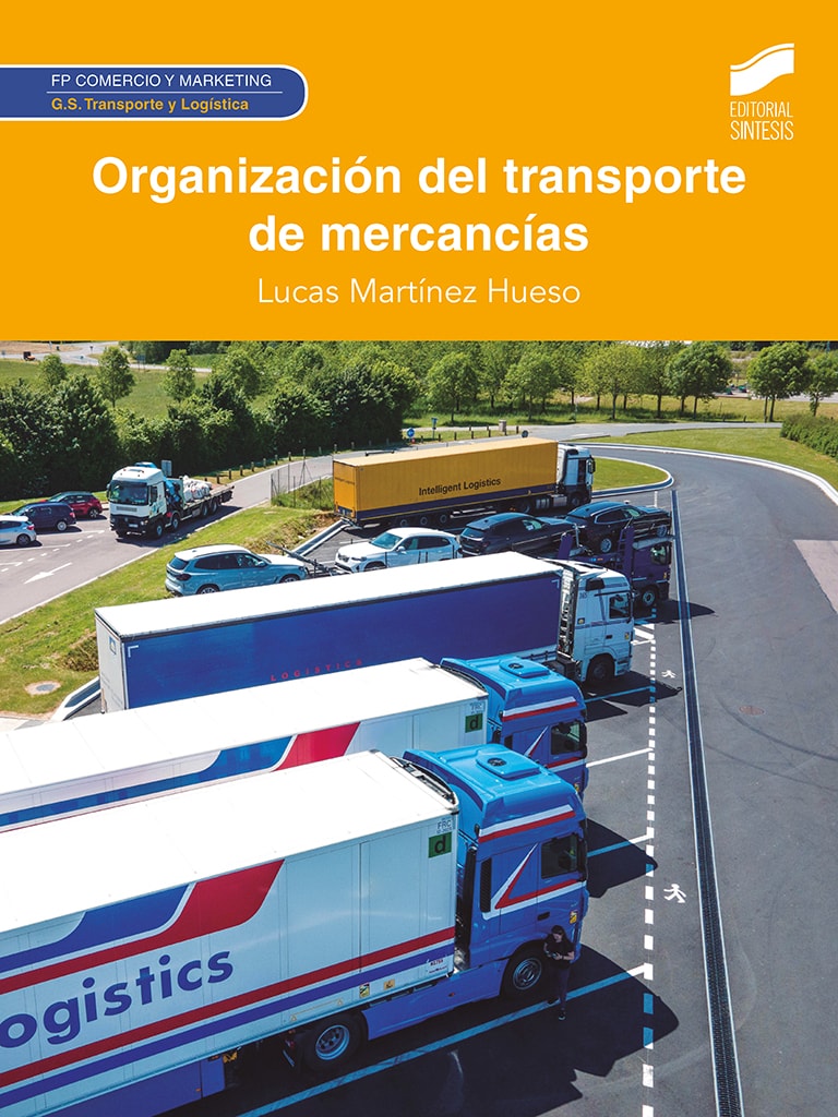 Portada del título organización del transporte de mercancías